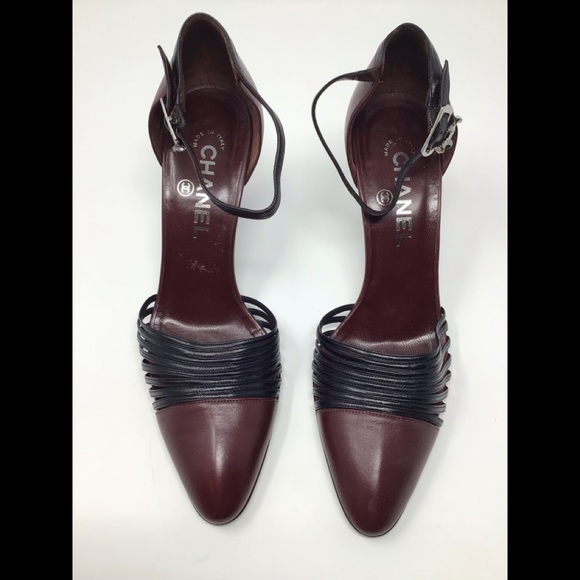 CHANEL slingback pumps size 9b - Picture 4 of 9